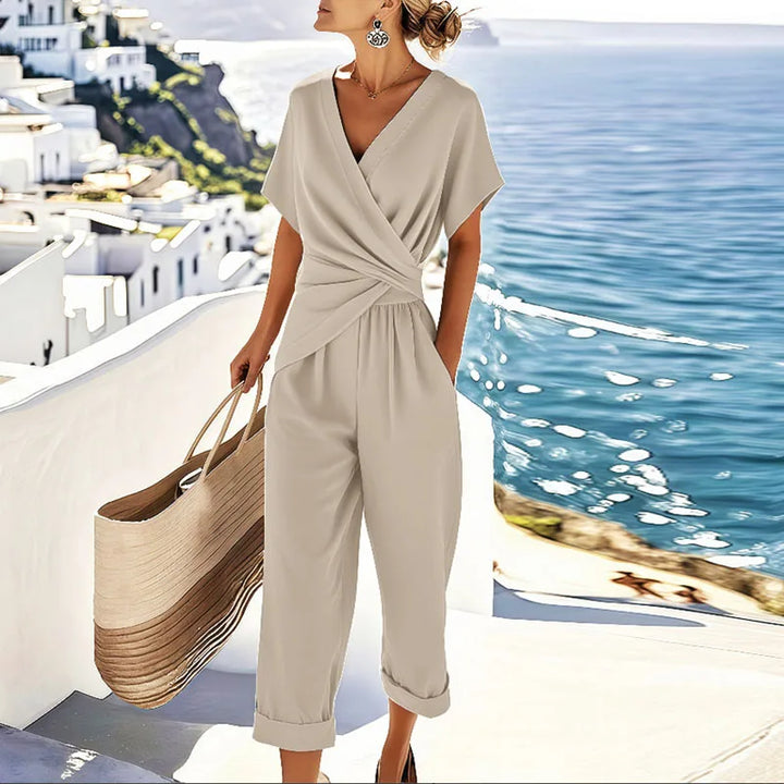 Cleo | Relaxed Wrap Jumpsuit