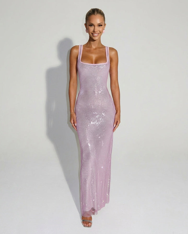 Quinn | Sequin Sleeveless Maxi Dress