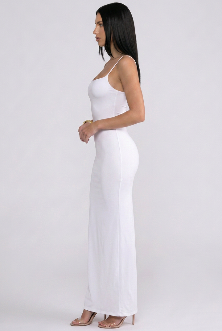 Marcy | Panelled Maxi Dress with Spaghetti Straps