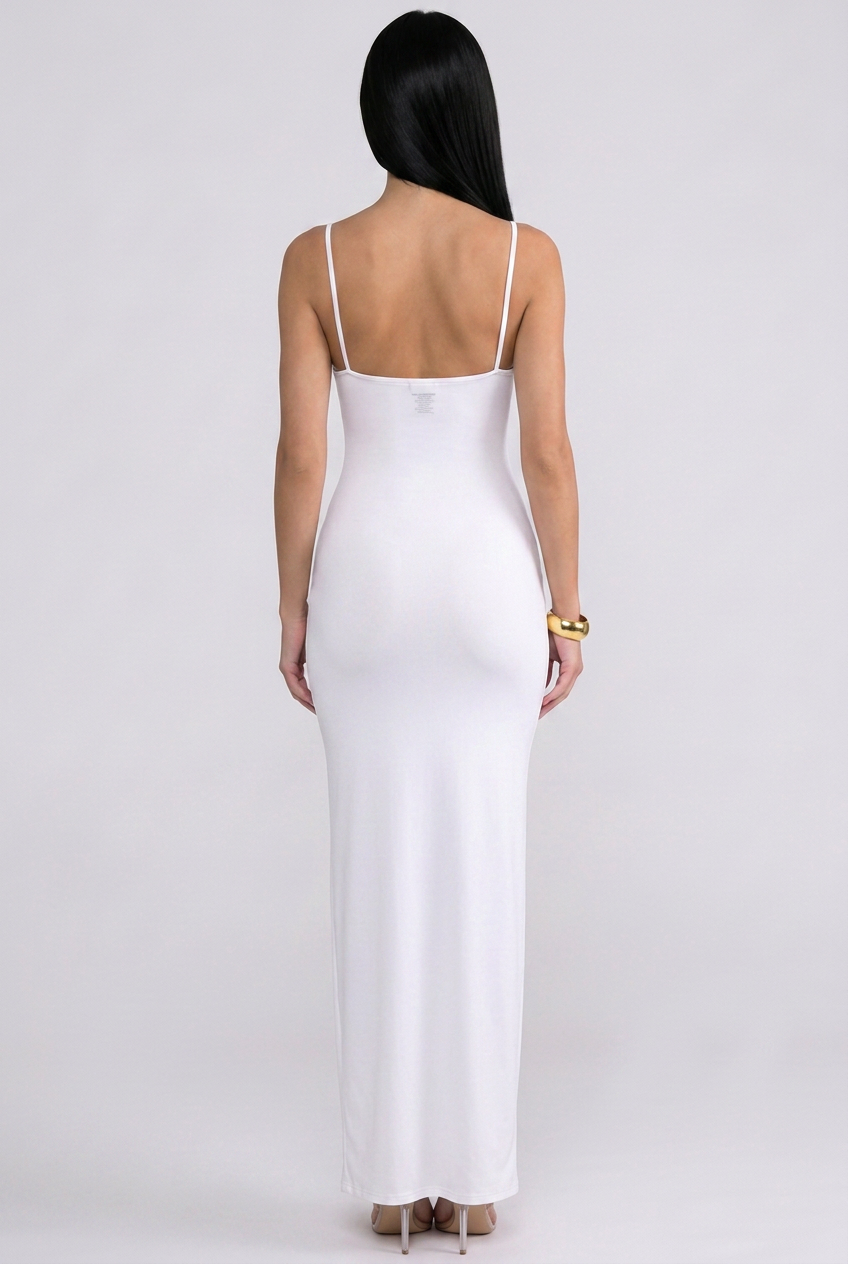 Marcy | Panelled Maxi Dress with Spaghetti Straps