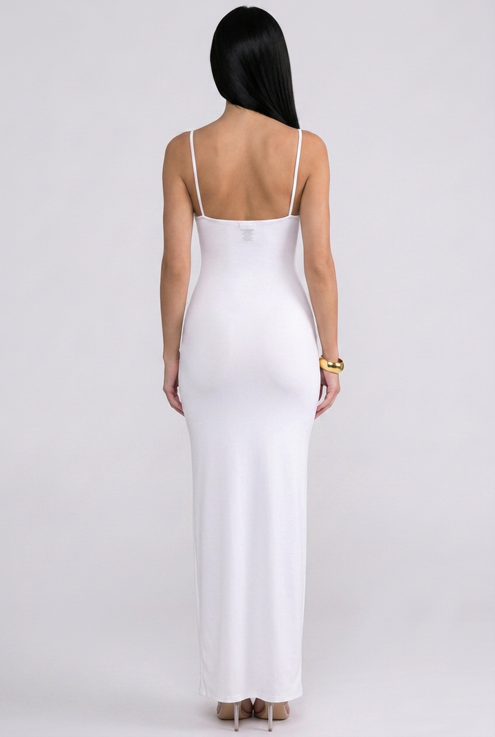 Marcy | Panelled Maxi Dress with Spaghetti Straps