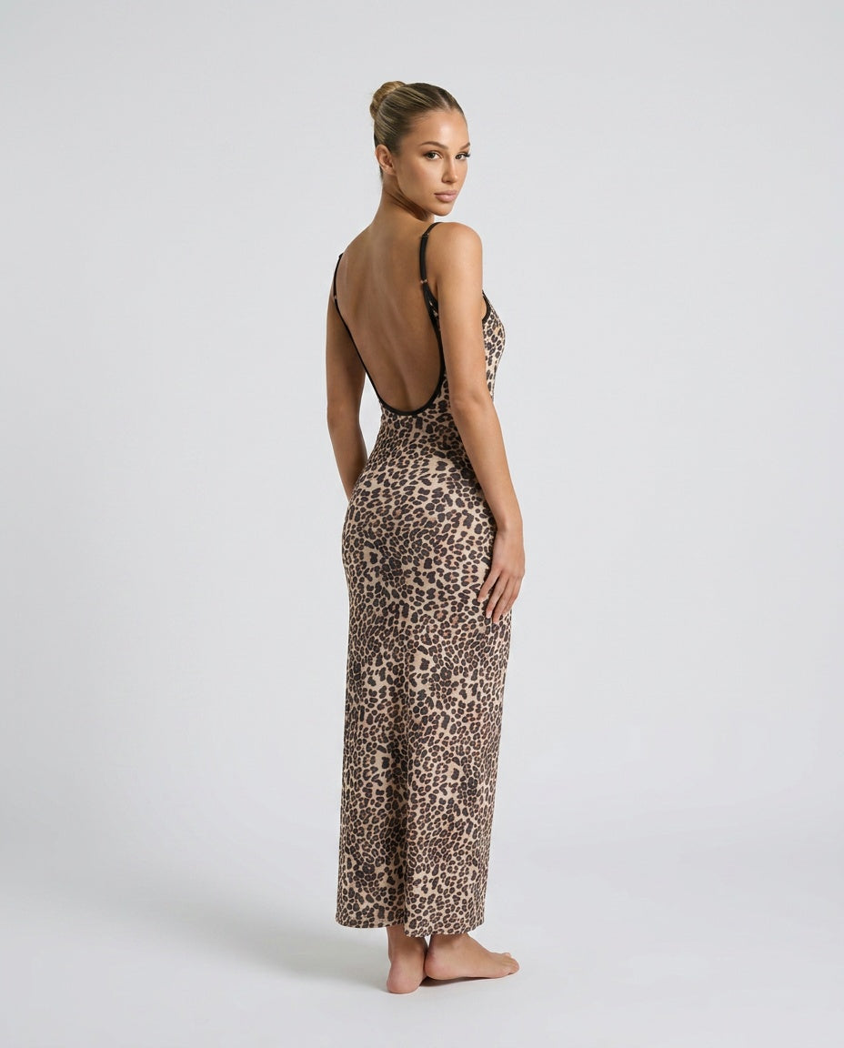 Anika | Spaghetti Strap Low Back Maxi Dress