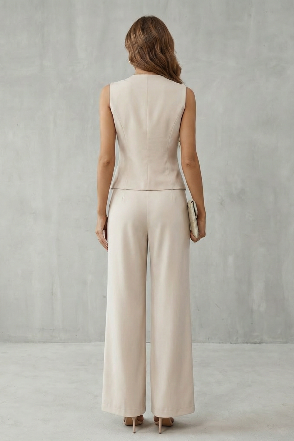 Opal | Tailored Sleeveless Vest &amp; Trouser Set