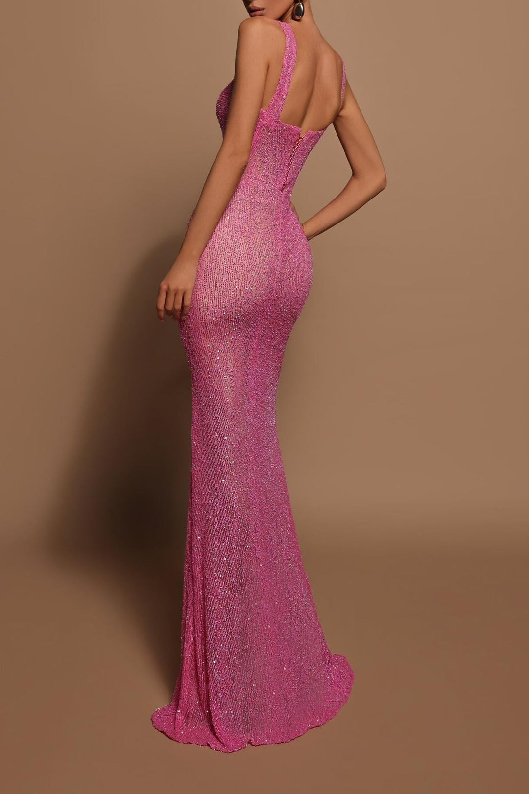 Helena | Sleeveless Sequin Maxi Dress