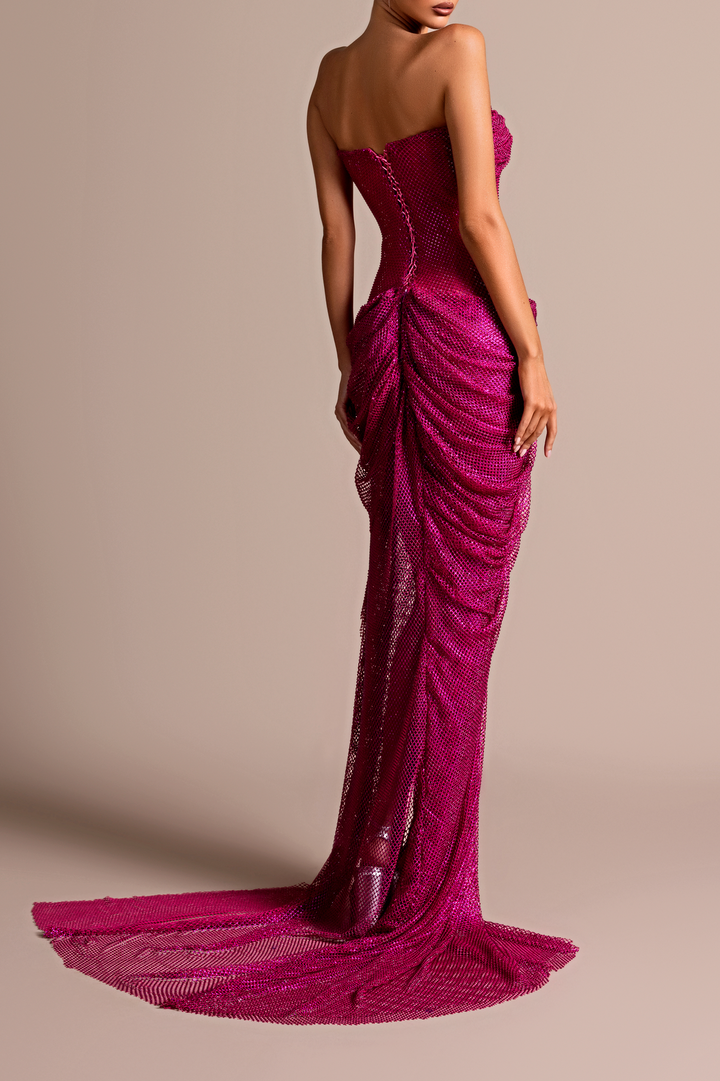 Verity | Off-Shoulder Side Slit Maxi Dress