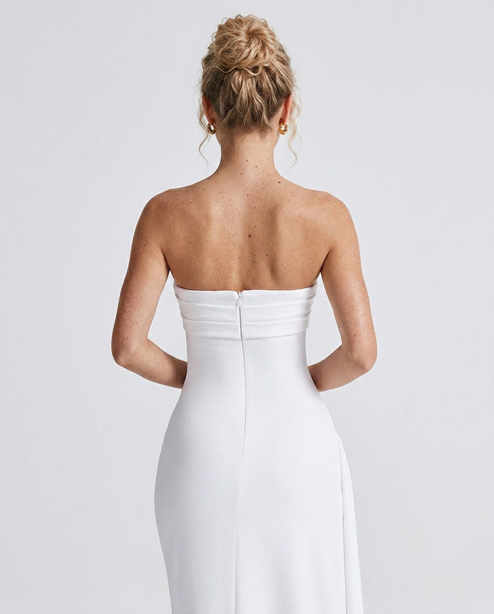 Ondine | Corset Lace-Up Maxi Dress