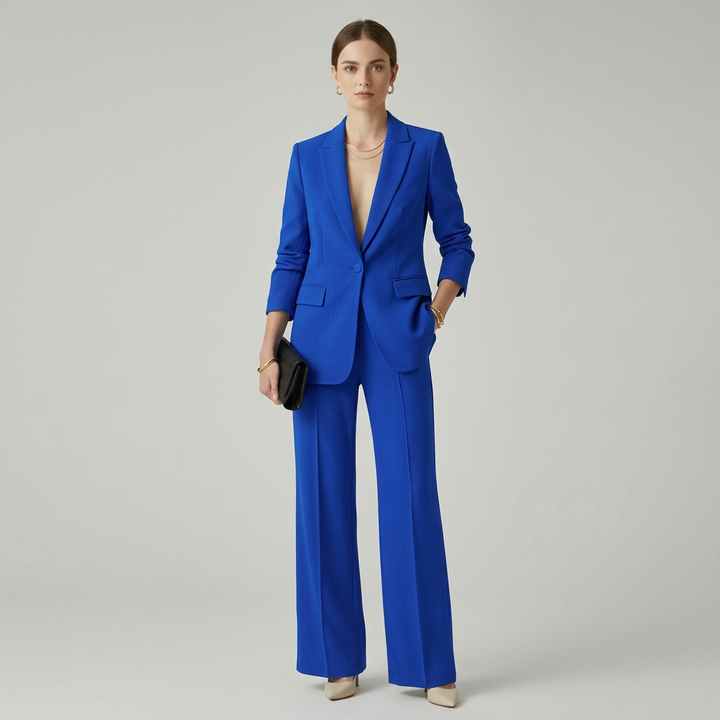 Noor | Structured Blazer &amp; Straight-Leg Trouser Set