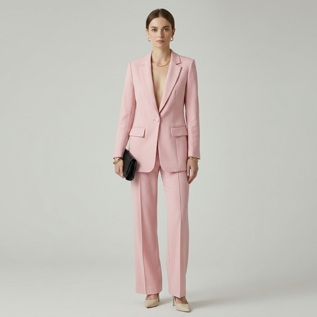 Noor | Structured Blazer &amp; Straight-Leg Trouser Set