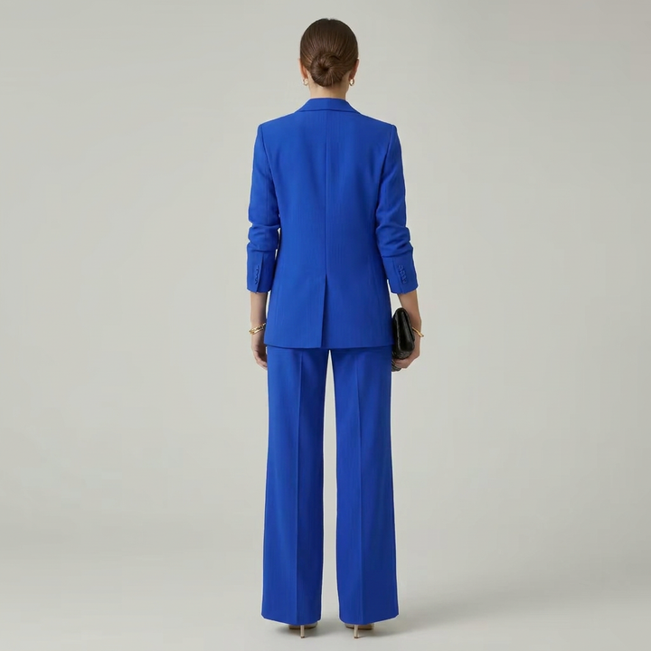 Noor | Structured Blazer &amp; Straight-Leg Trouser Set