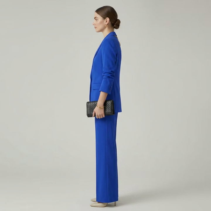 Noor | Structured Blazer &amp; Straight-Leg Trouser Set