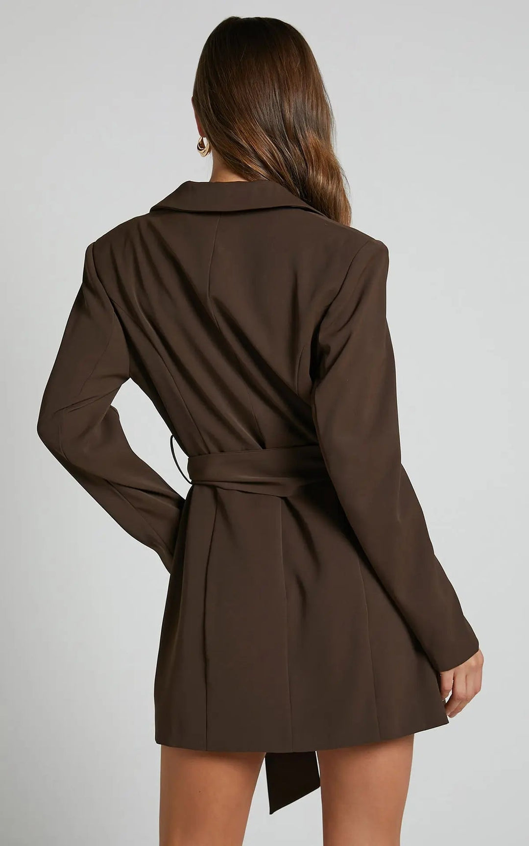 Hadley | Belted Blazer Midi Dress