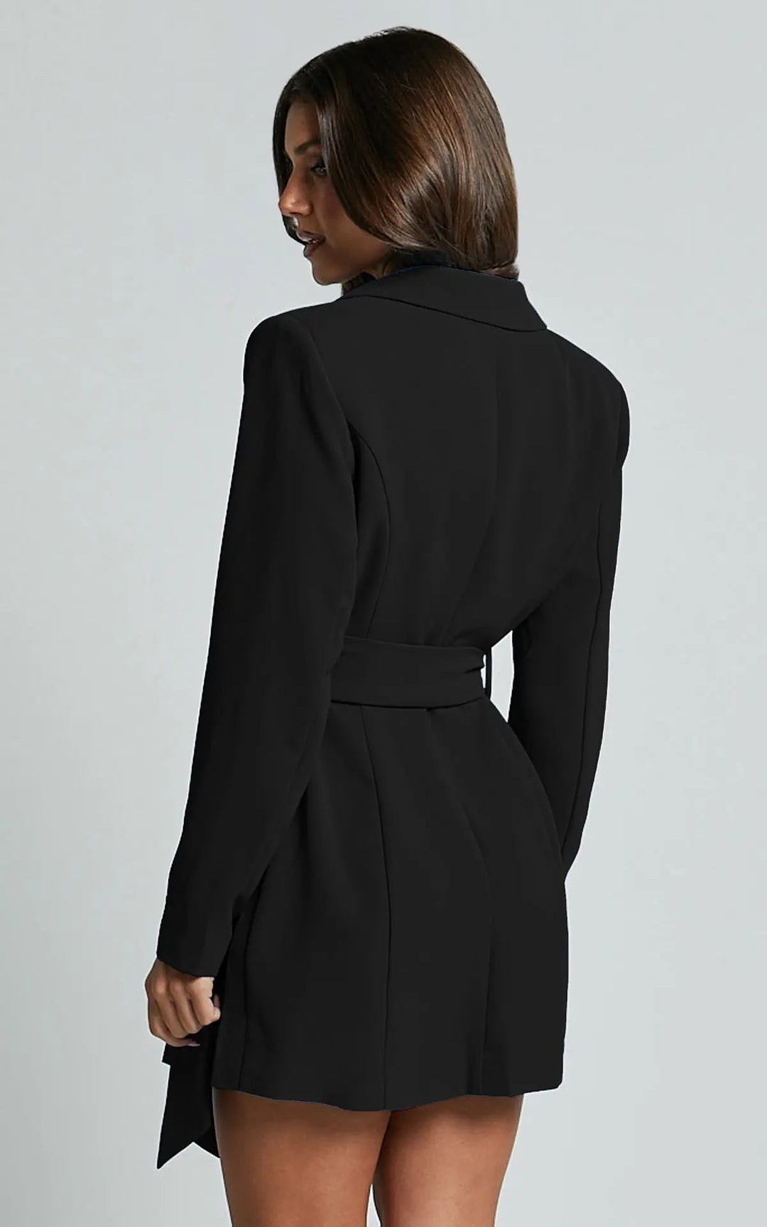 Ines | Belted Blazer Midi Dress