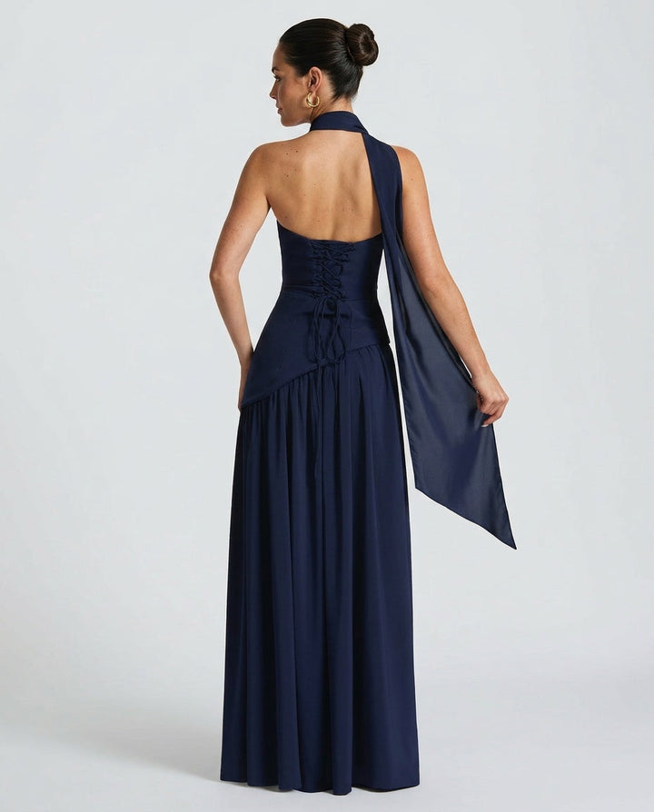 Maliyah | Wrap Tie Waist Maxi Dress