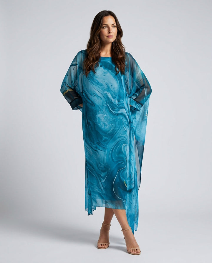 Lena | Tummy-Coverage Relaxed Maxi Dress