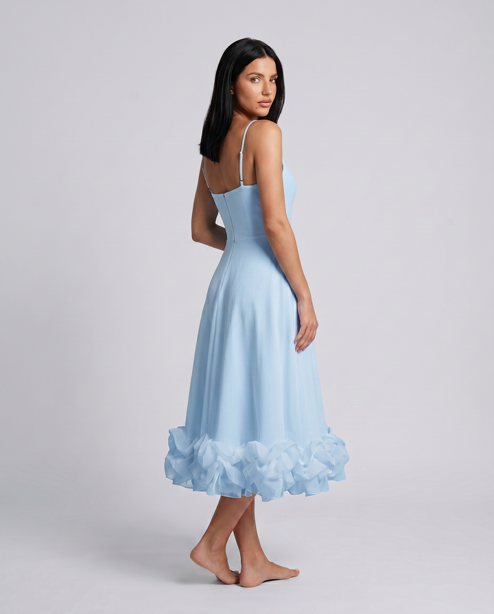 Zariah | Midi Dress with Ruffled Hem