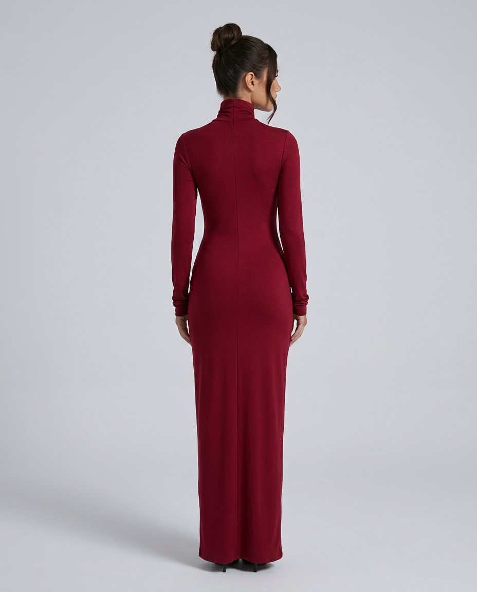 Daphne | Maxi Dress with Hip Drape Detail