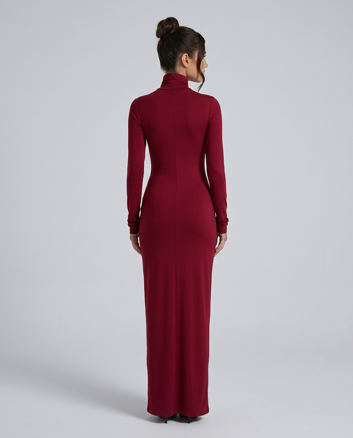 Daphne | Maxi Dress with Hip Drape Detail