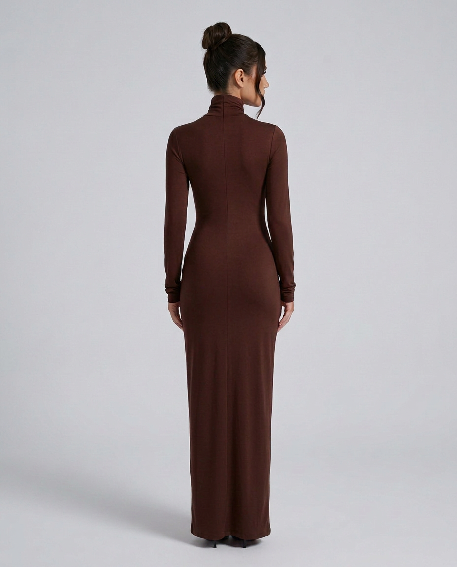 Daphne | Maxi Dress with Hip Drape Detail