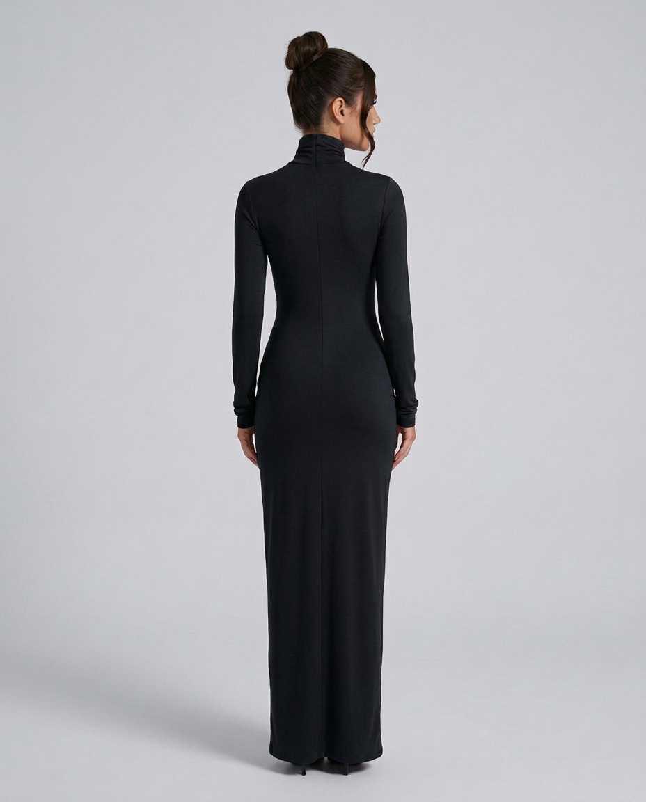 Daphne | Maxi Dress with Hip Drape Detail