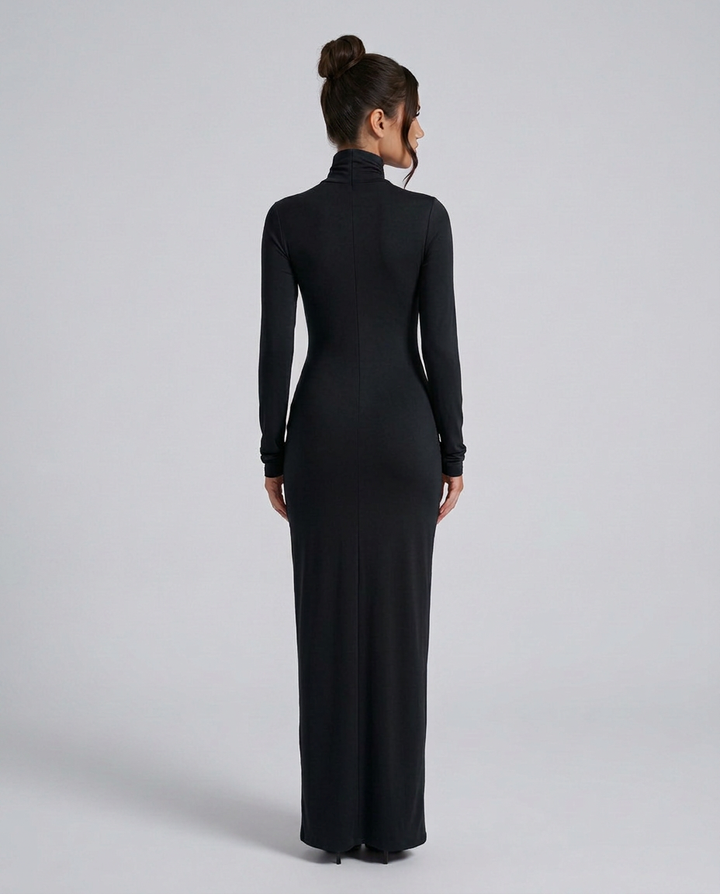 Daphne | Maxi Dress with Hip Drape Detail