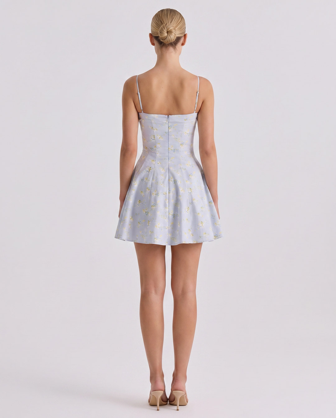 Sandi | Flared Mini Sundress with Thin Straps