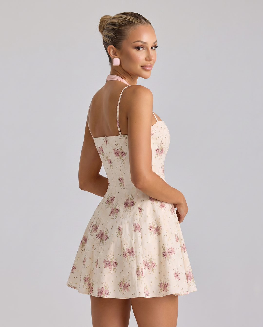 Sandi | Flared Mini Sundress with Thin Straps