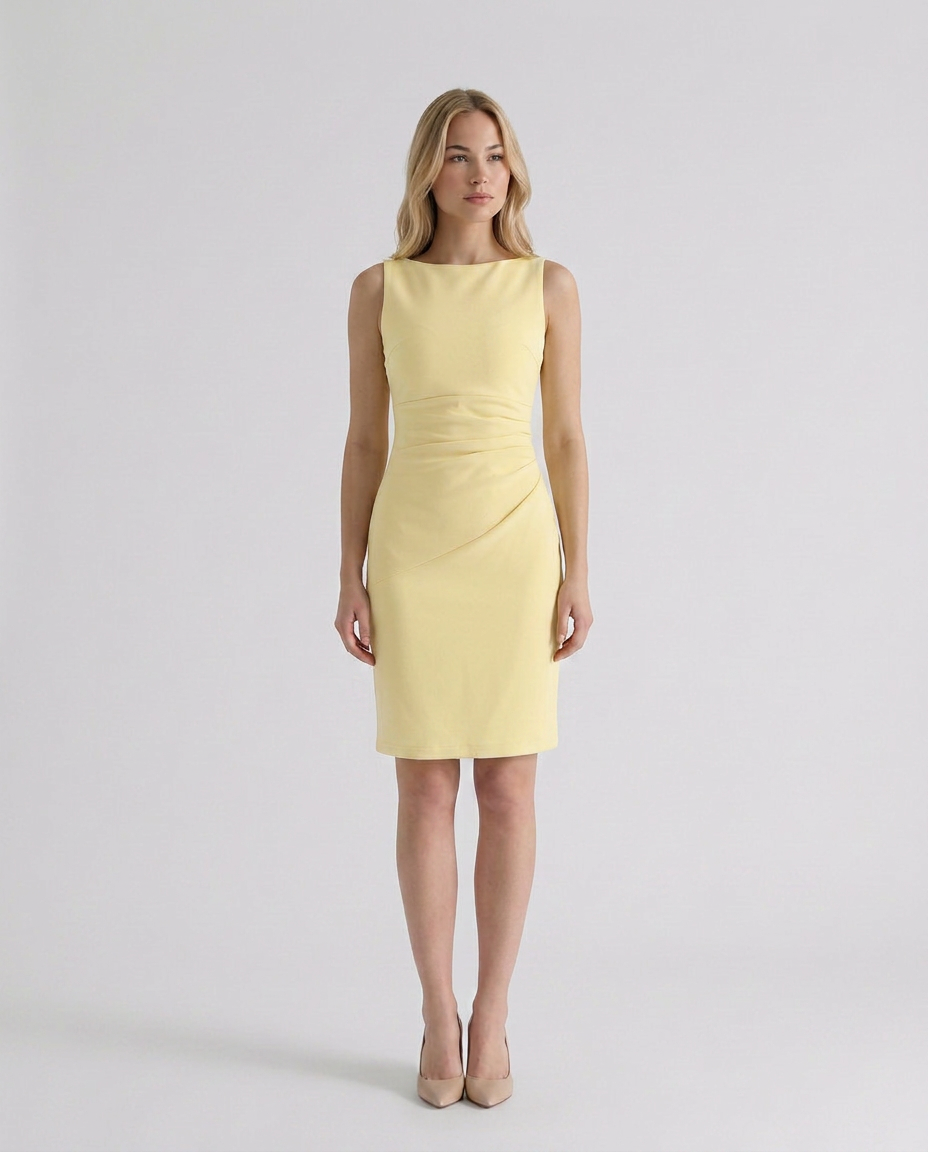 Lucia | Sleeveless Mini Dress in Vegan Leather
