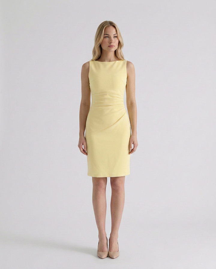 Lucia | Sleeveless Mini Dress in Vegan Leather