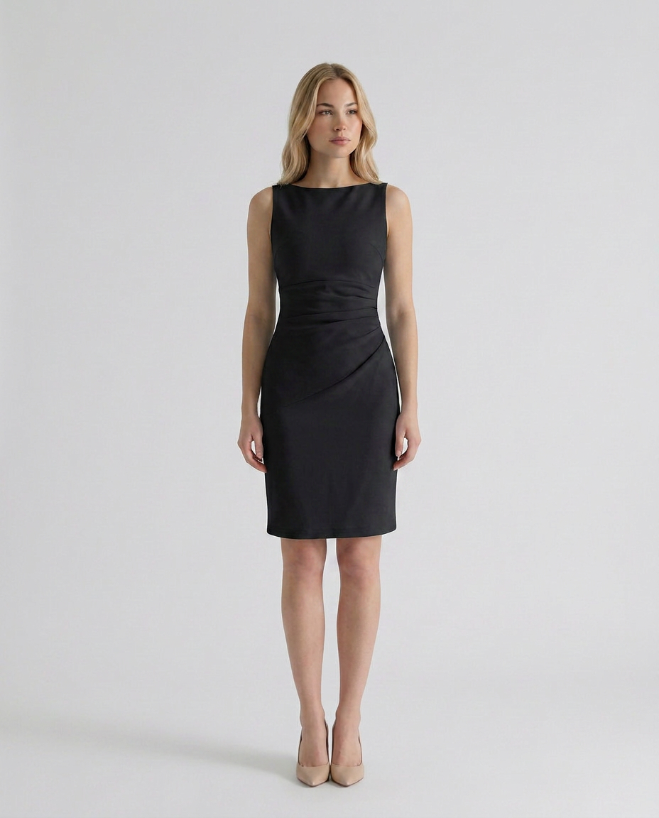 Lucia | Sleeveless Mini Dress in Vegan Leather