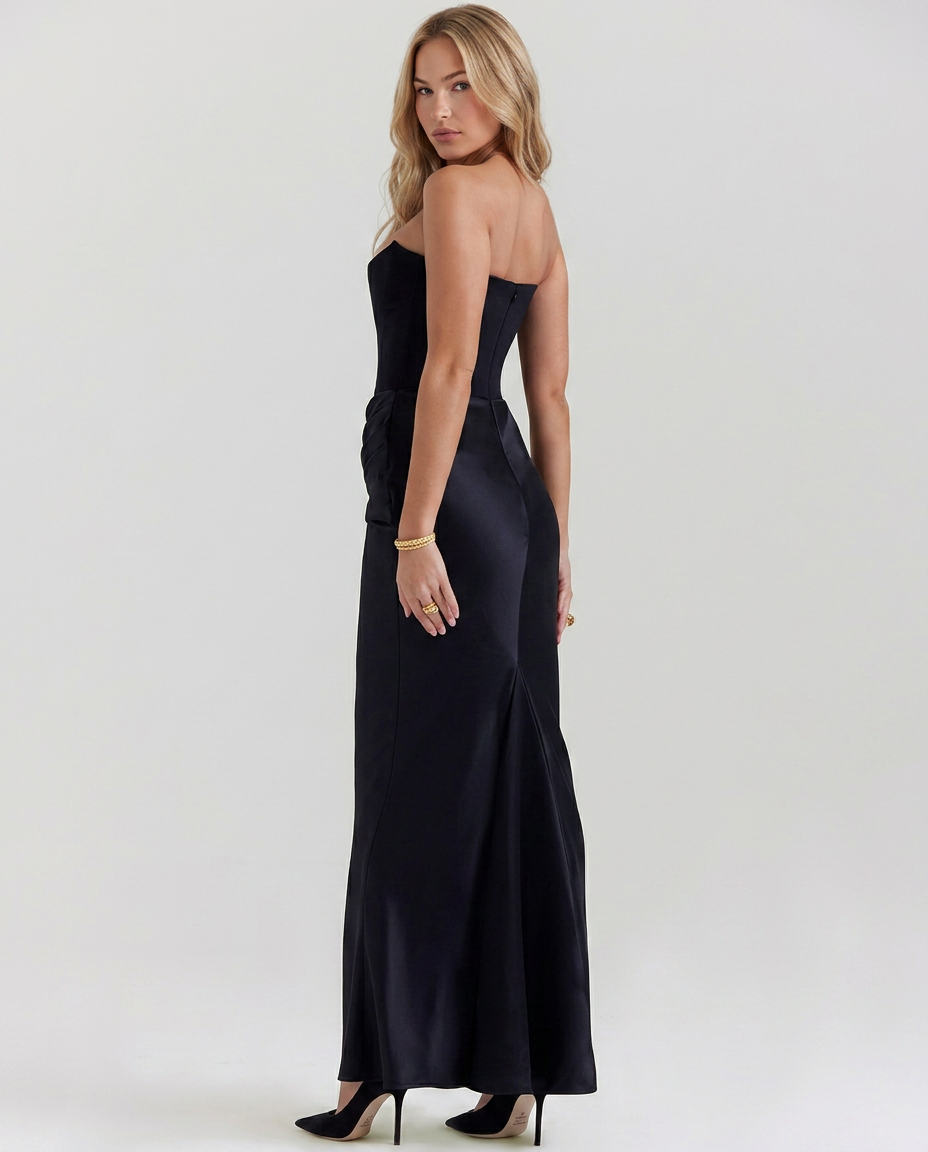 Opal | Strapless Corset Maxi Dress