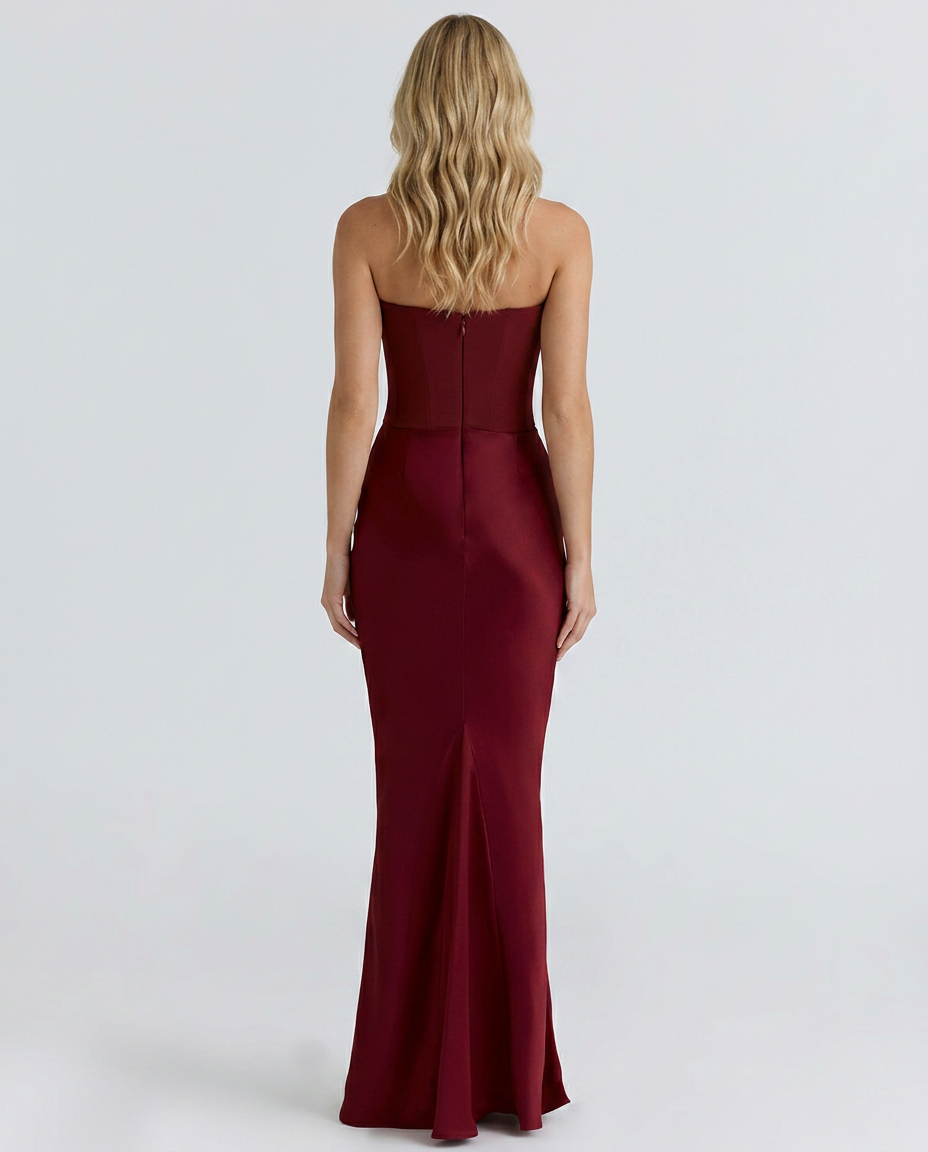 Opal | Strapless Corset Maxi Dress