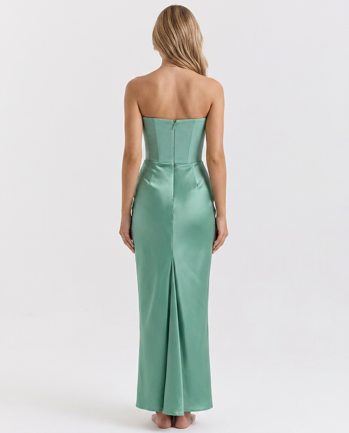 Opal | Strapless Corset Maxi Dress