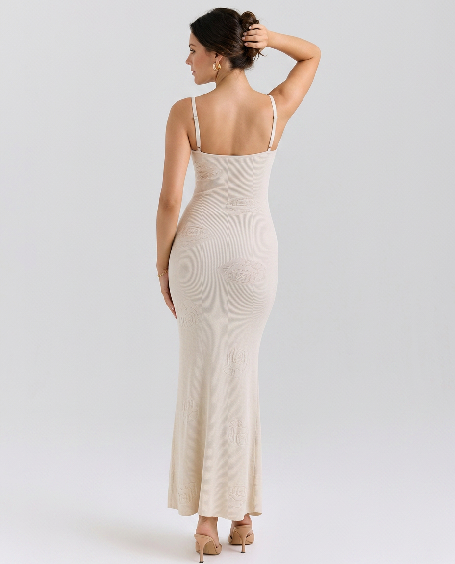 Charity | Embroidered Maxi Dress