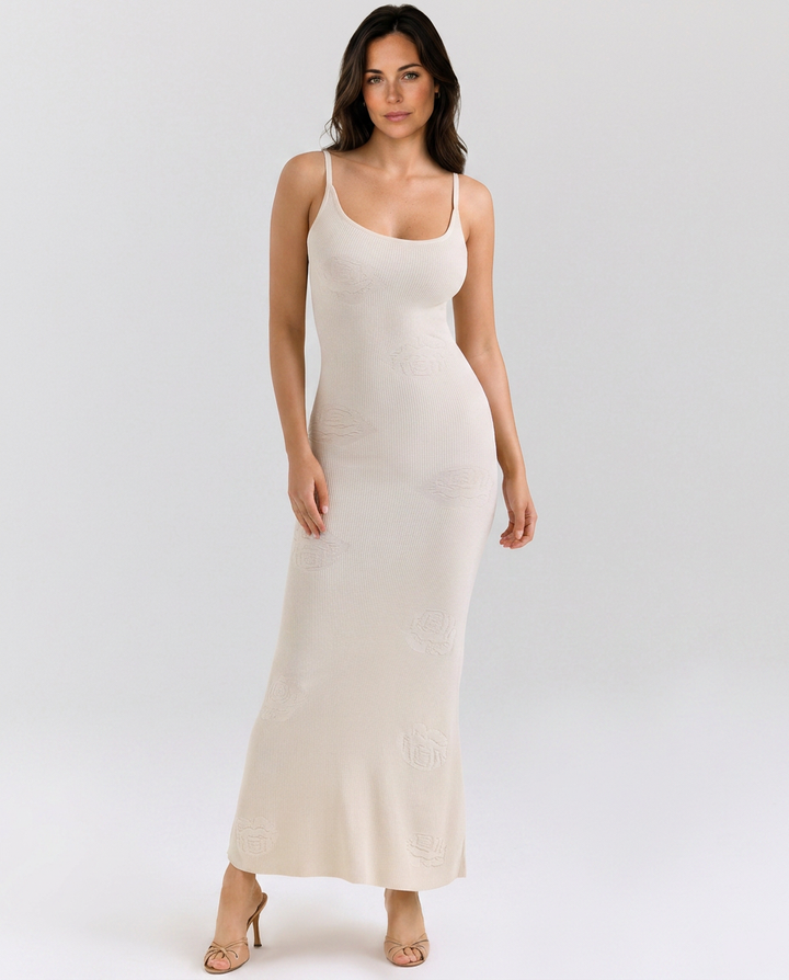 Charity | Embroidered Maxi Dress