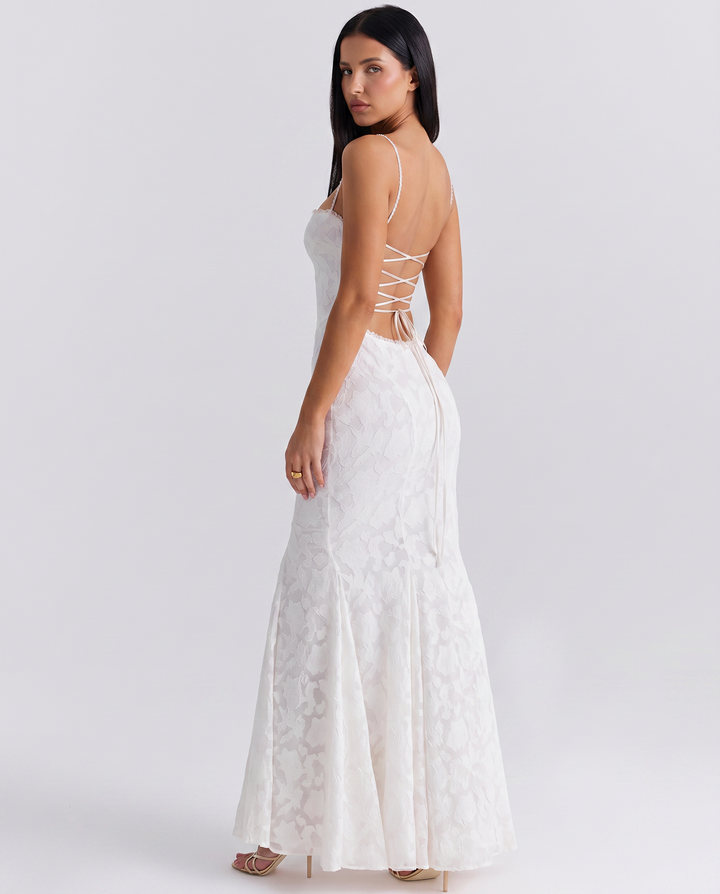 Krista | Maxi Dress with Lace-Up Back