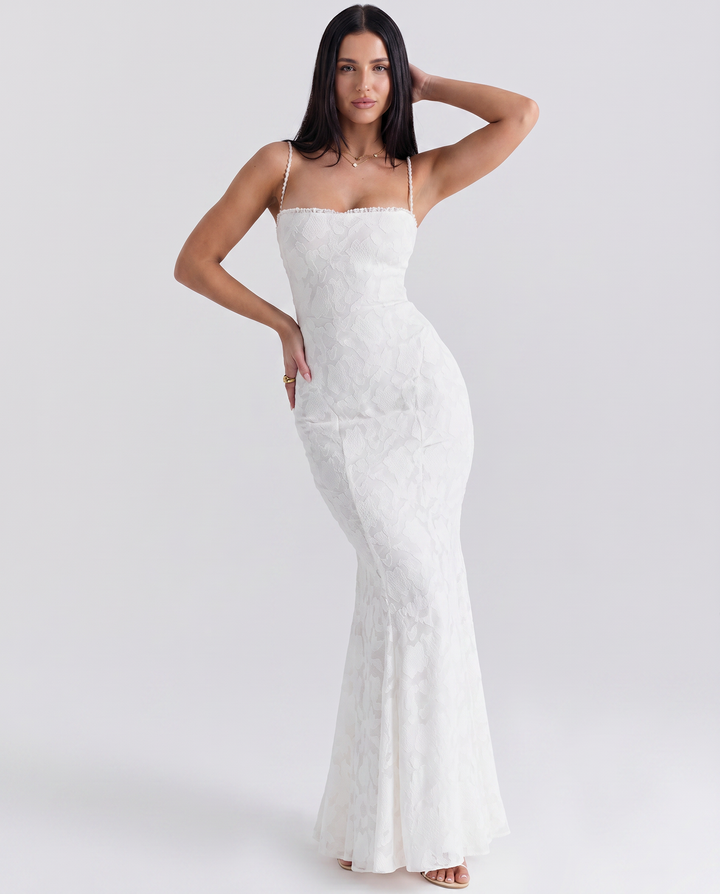 Krista | Maxi Dress with Lace-Up Back