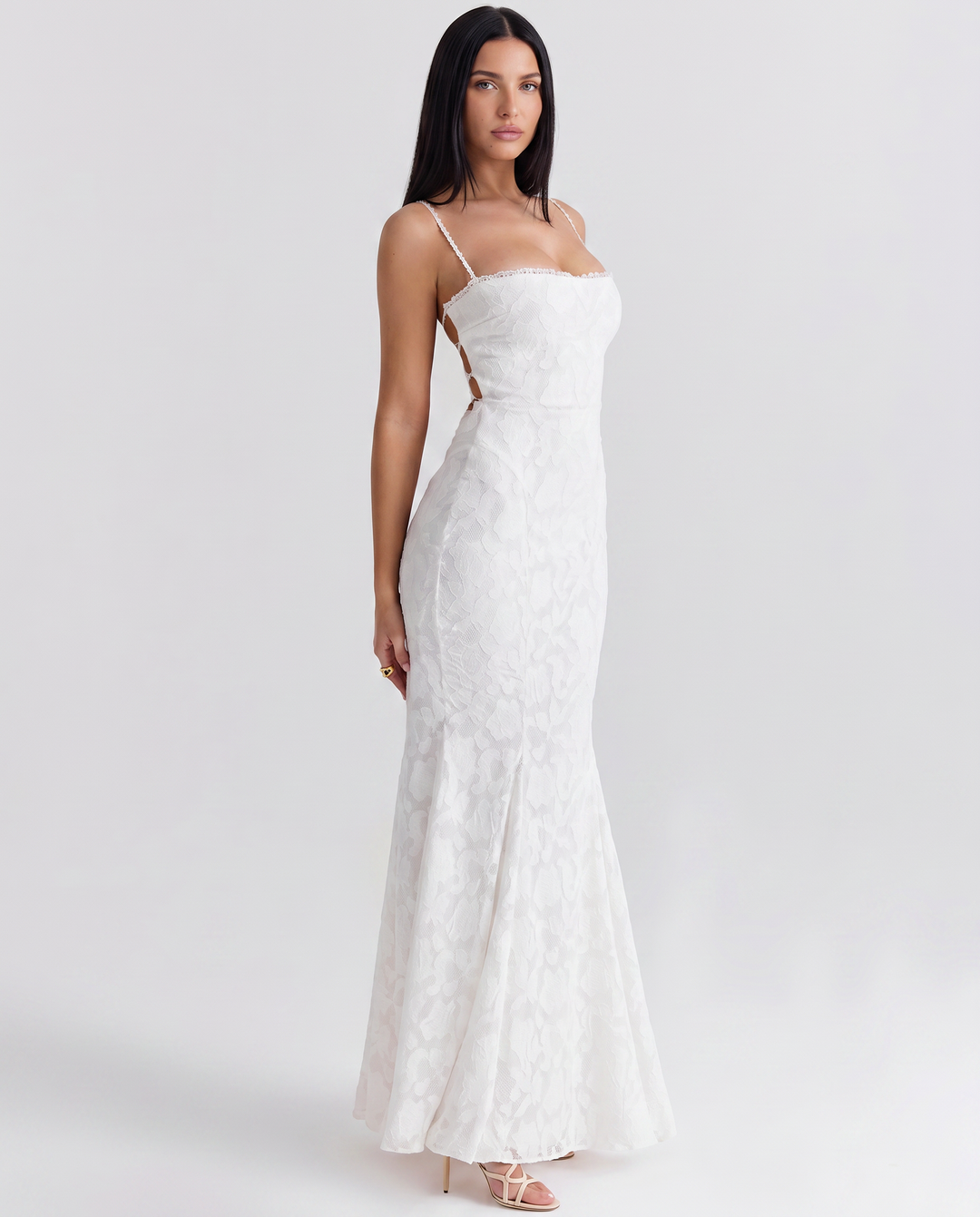 Krista | Maxi Dress with Lace-Up Back