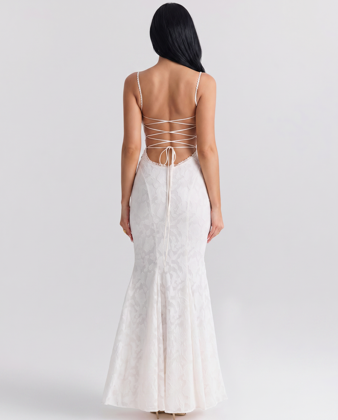 Krista | Maxi Dress with Lace-Up Back