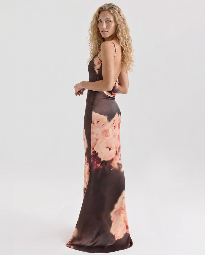 Katja | Maxi Dress with Floral Print