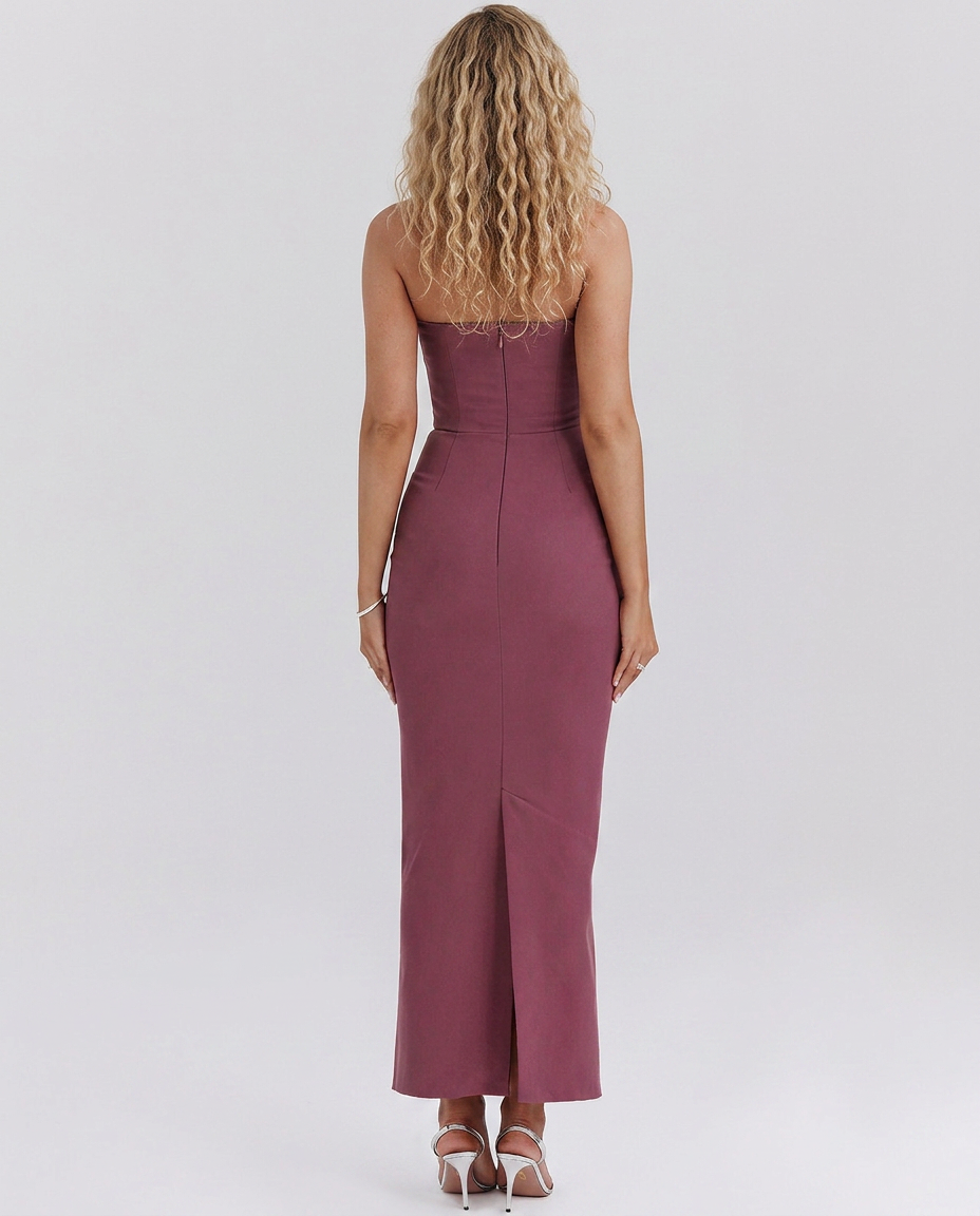 Irma | Halter Maxi Dress with Front Hook Detail