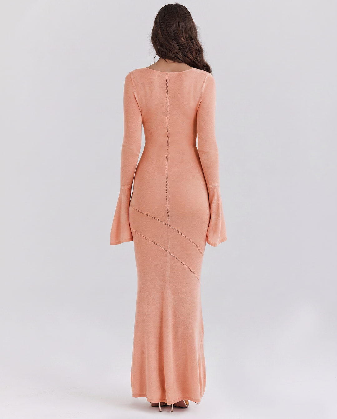 Camryn | Knit Maxi Dress with Cut-Out Bodice