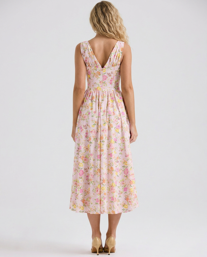 Neva | Corset Sundress with V-Neckline