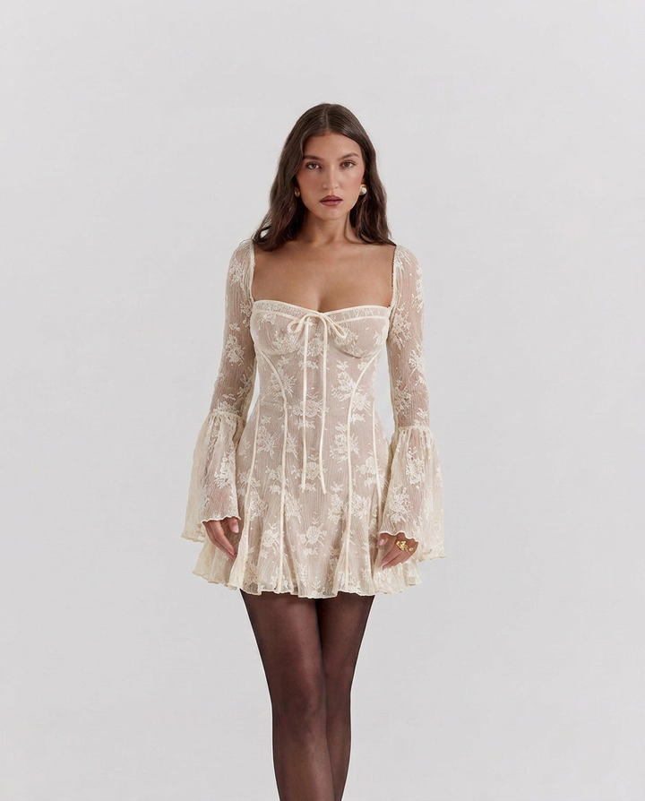 Jillian | Print Corset Mini Dress