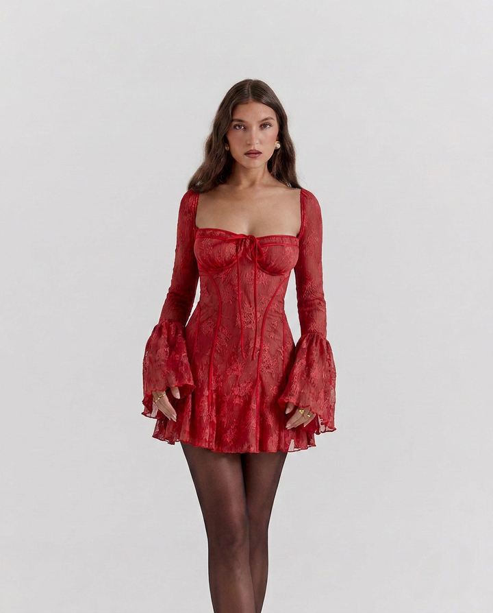 Jillian | Print Corset Mini Dress