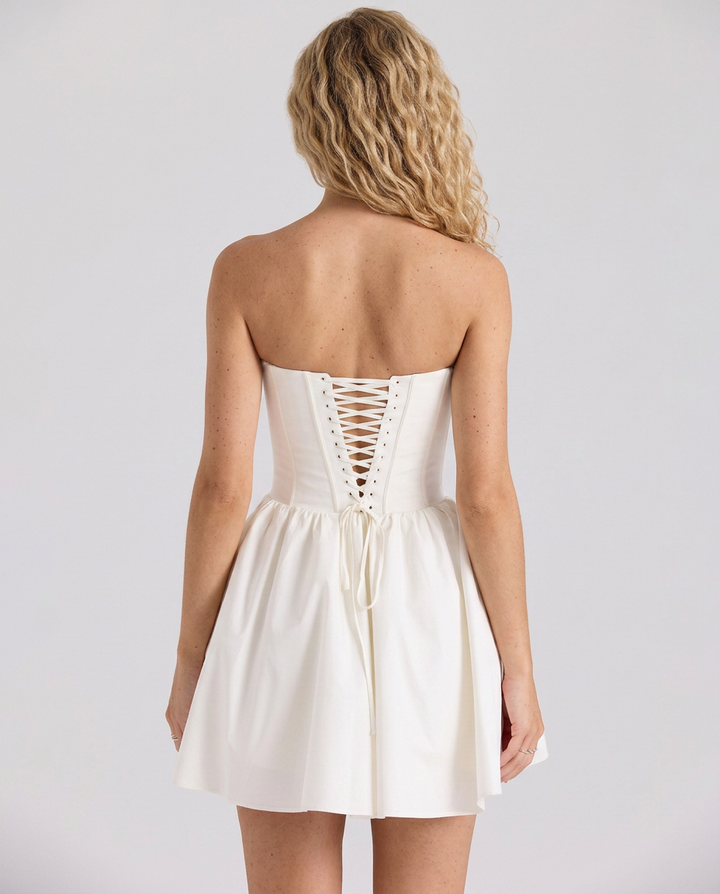 Traci | Strapless Corset Mini Dress