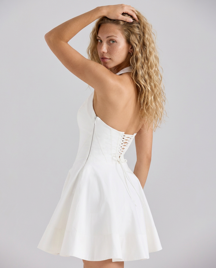 Celina | Halter Neck Mini Dress