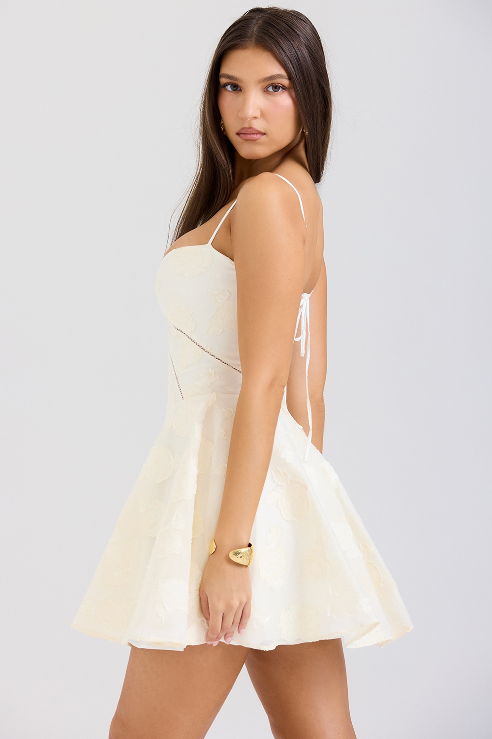 Sara | Mini Dress with Lace-Up Back