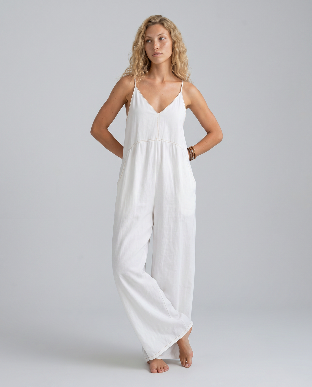 Aileen | Sleeveless Loose Wide-Leg Jumpsuit