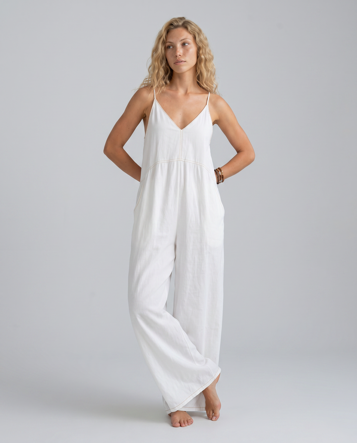 Aileen | Sleeveless Loose Wide-Leg Jumpsuit