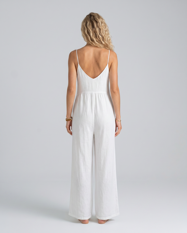 Aileen | Sleeveless Loose Wide-Leg Jumpsuit